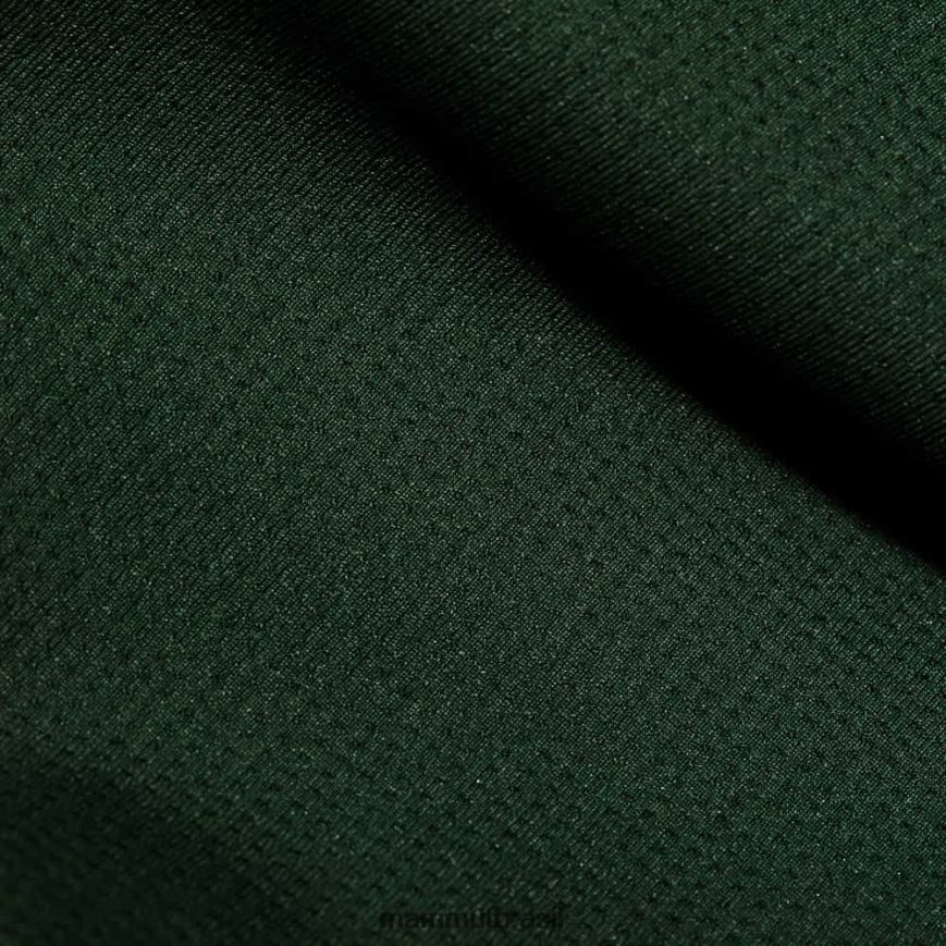 camiseta aenergy fl com meio zíper homens TZF08F854 Mammut roupas madeiras de jade escuras