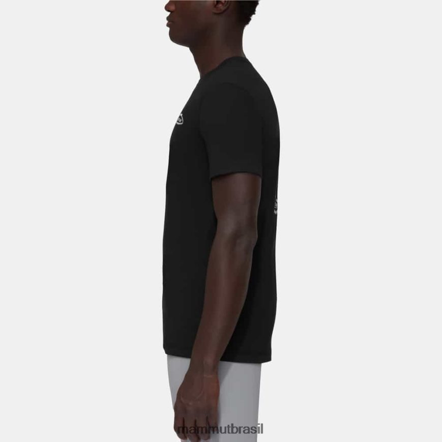 camiseta básica todos os dias homens TZF08F114 Mammut roupas preto