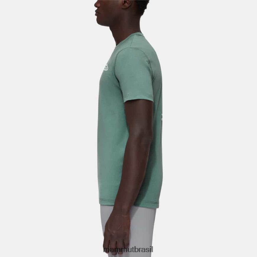 camiseta básica todos os dias homens TZF08F813 Mammut roupas jade escuro