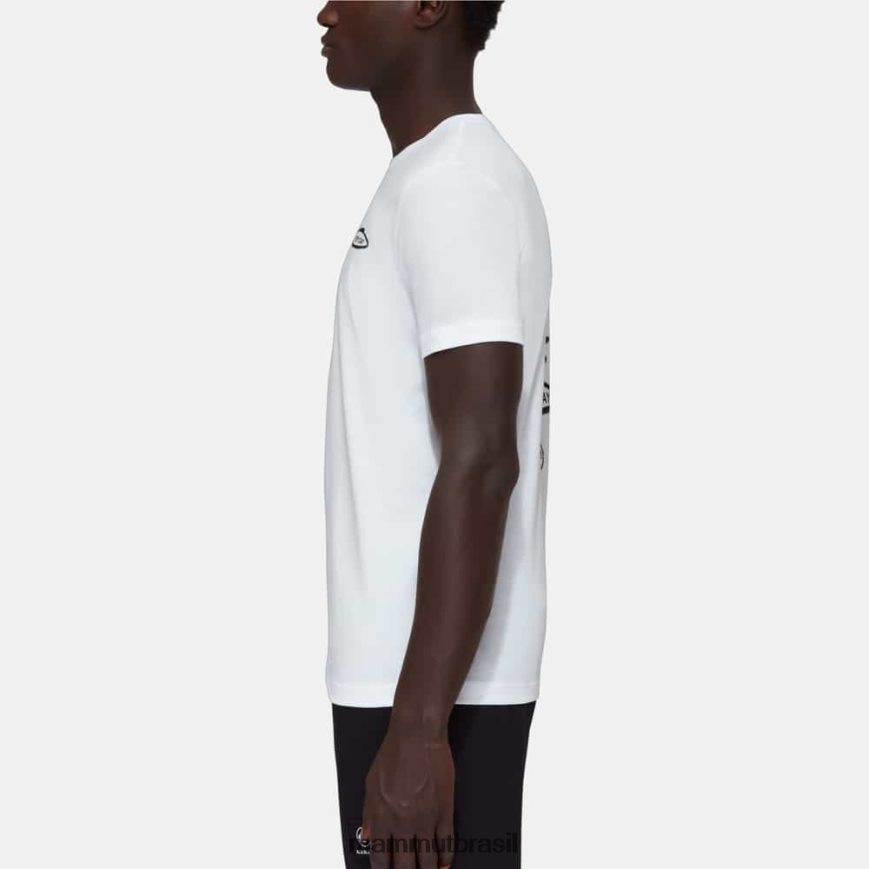 camiseta básica todos os dias homens TZF08F814 Mammut roupas branco