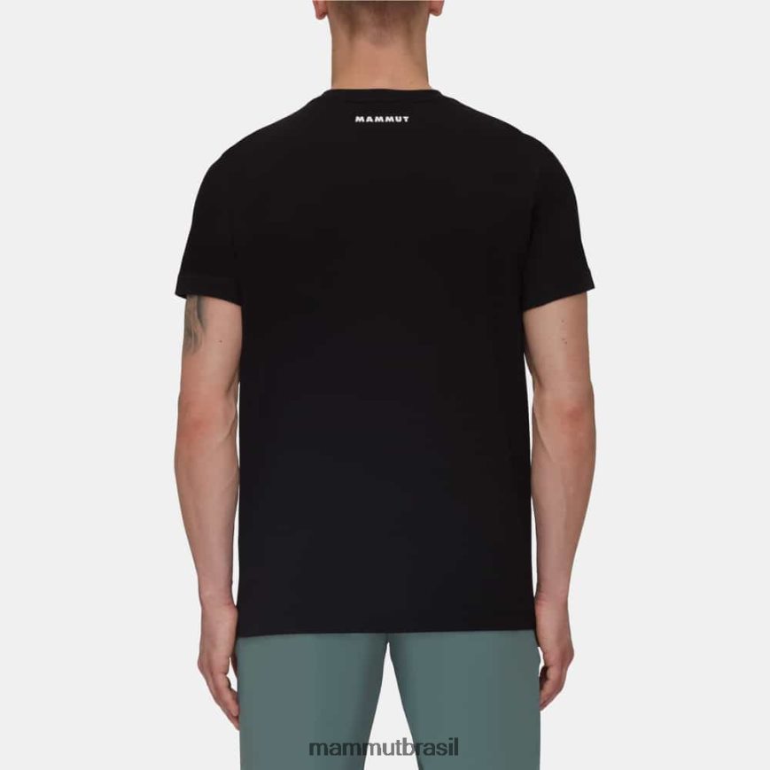 camiseta core clássica homens TZF08F153 Mammut roupas preto