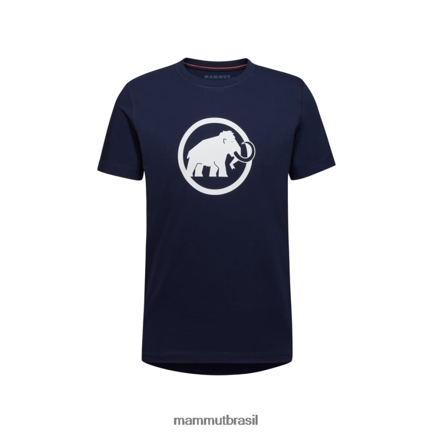 camiseta core clássica homens TZF08F896 Mammut roupas marinho