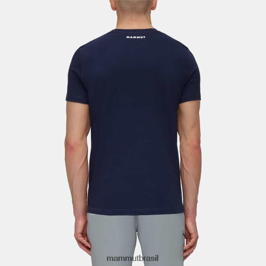 camiseta core clássica homens TZF08F896 Mammut roupas marinho