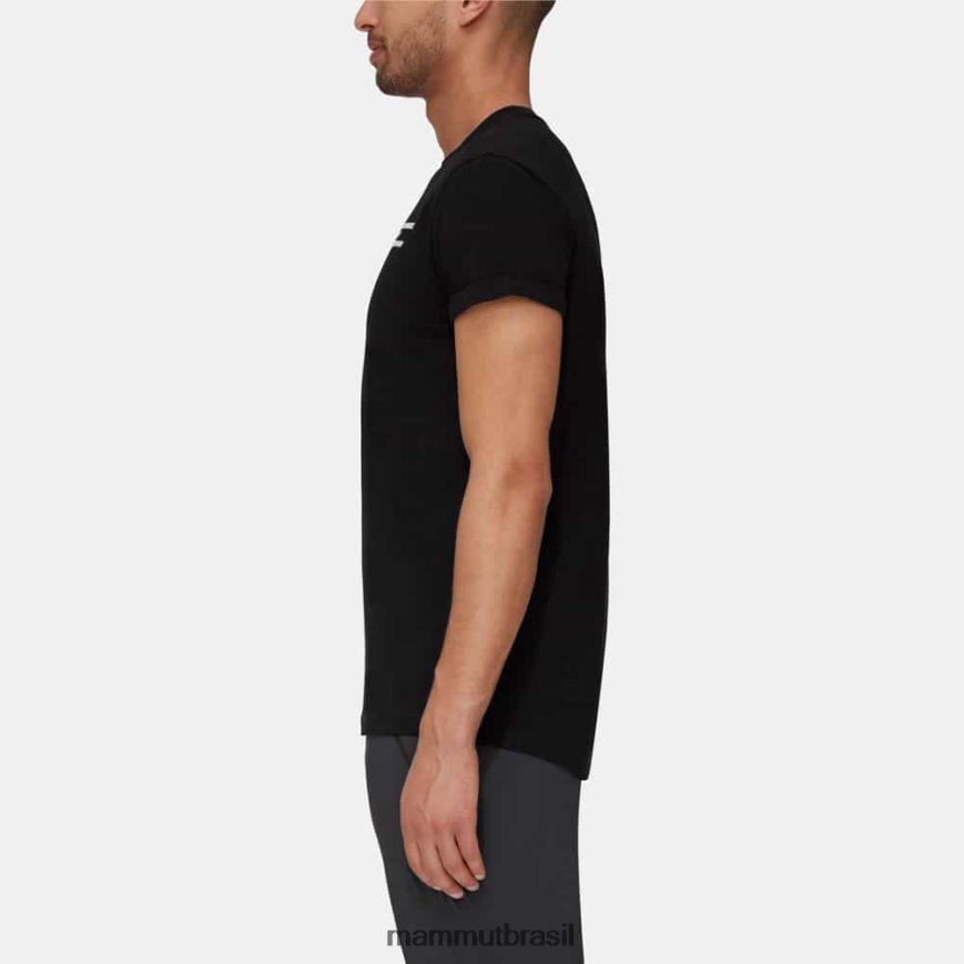 camiseta fora da montanha homens TZF08F818 Mammut roupas preto
