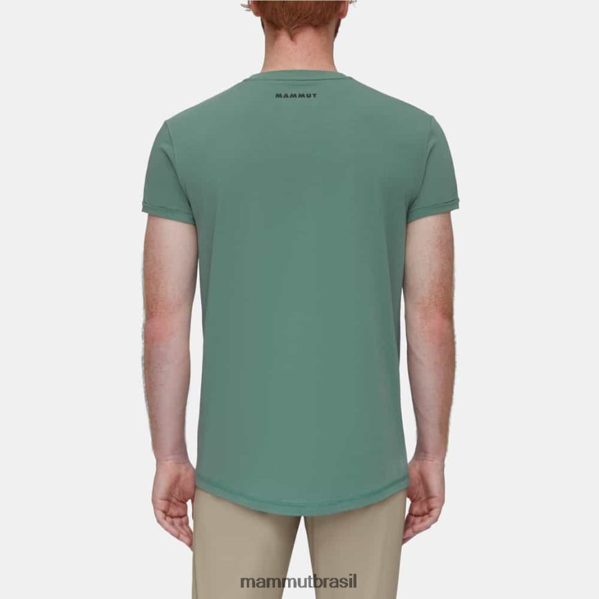 camiseta fora da montanha homens TZF08F819 Mammut roupas jade escuro