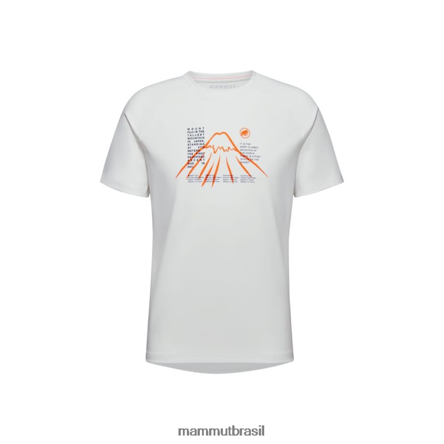 camiseta montanha fujiyama homens TZF08F1086 Mammut roupas off white
