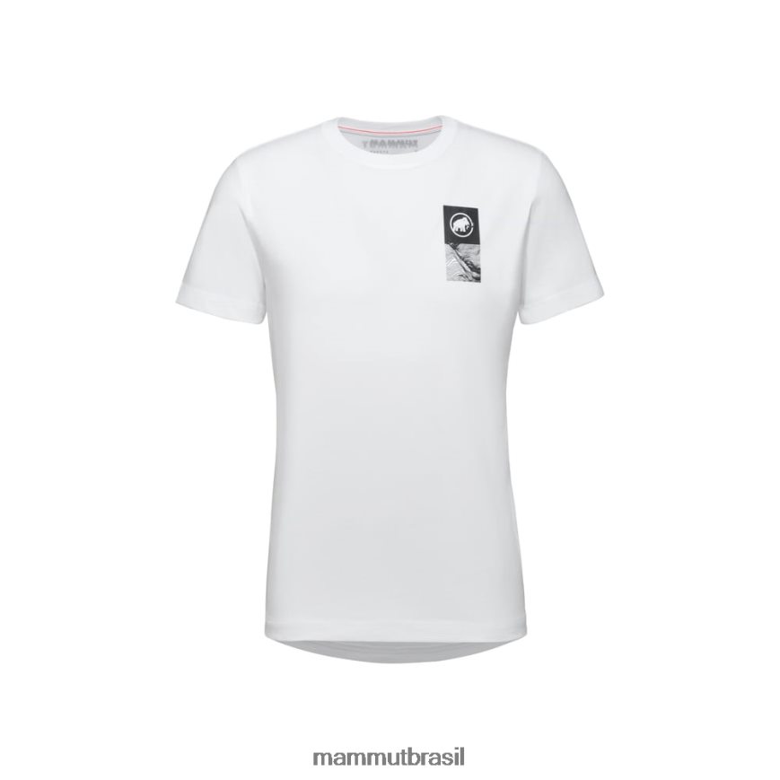 emblema de camiseta principal homens TZF08F811 Mammut roupas branco