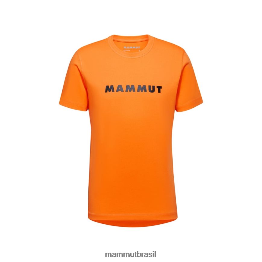 logotipo da camiseta principal homens TZF08F173 Mammut roupas tangerina escura