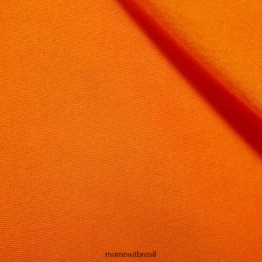 logotipo da camiseta principal homens TZF08F173 Mammut roupas tangerina escura