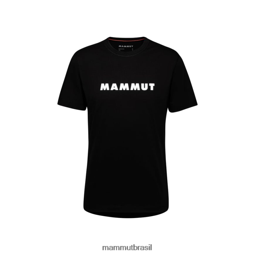logotipo da camiseta principal homens TZF08F954 Mammut roupas preto