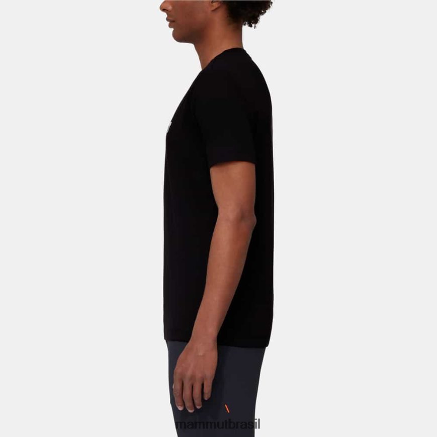 logotipo da camiseta principal homens TZF08F954 Mammut roupas preto
