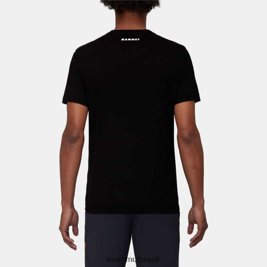 logotipo da camiseta principal homens TZF08F954 Mammut roupas preto