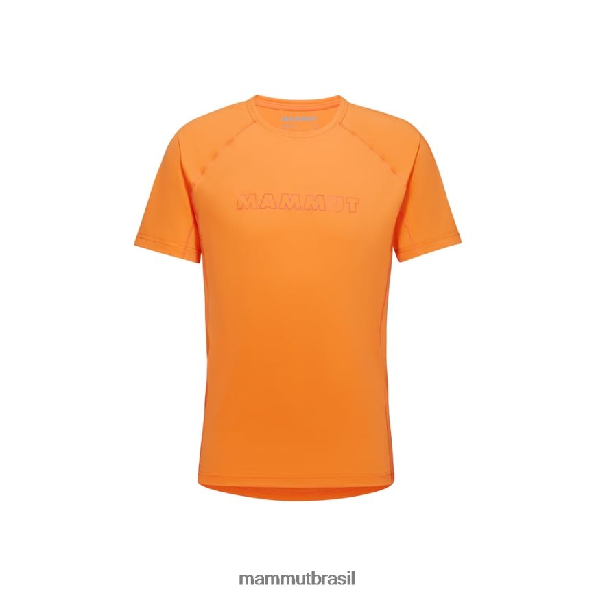 logotipo da camiseta selun fl homens TZF08F889 Mammut roupas tangerina