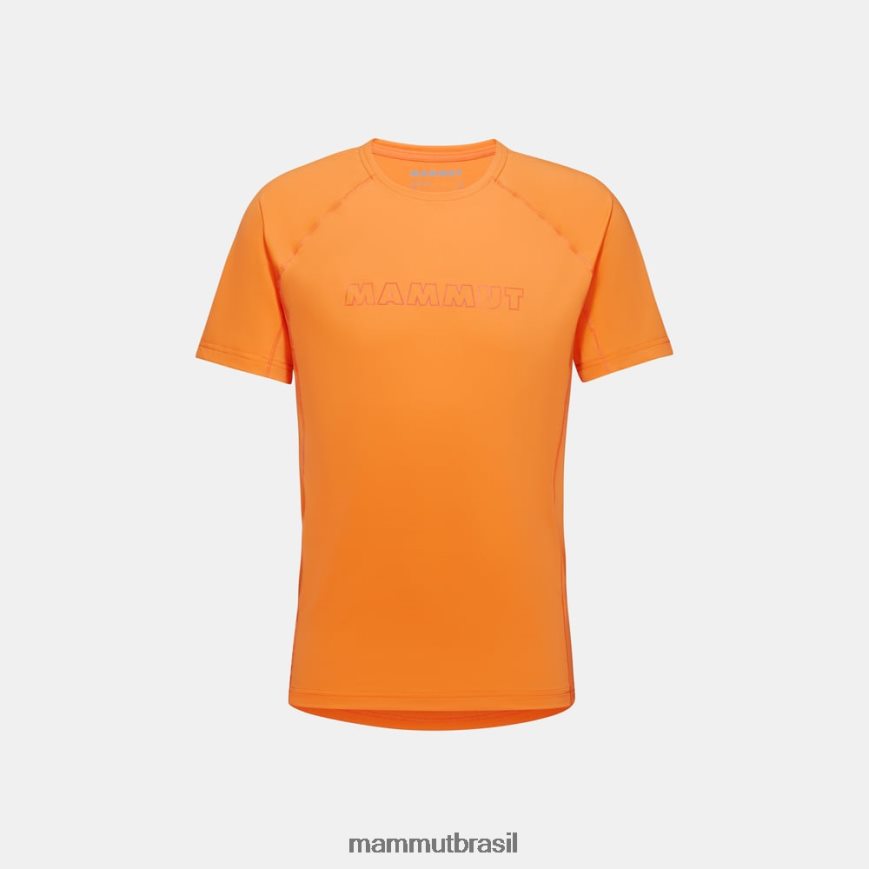 logotipo da camiseta selun fl homens TZF08F889 Mammut roupas tangerina