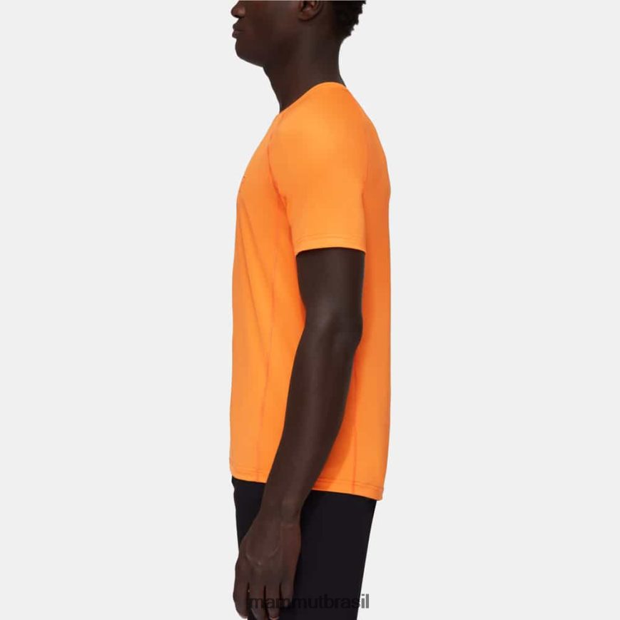 logotipo da camiseta selun fl homens TZF08F889 Mammut roupas tangerina