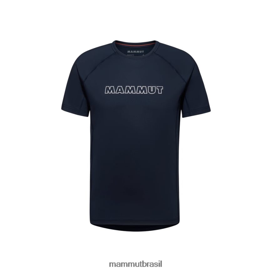 logotipo da camiseta selun fl homens TZF08F890 Mammut roupas marinho