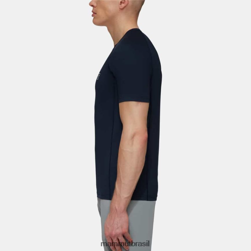 logotipo da camiseta selun fl homens TZF08F890 Mammut roupas marinho