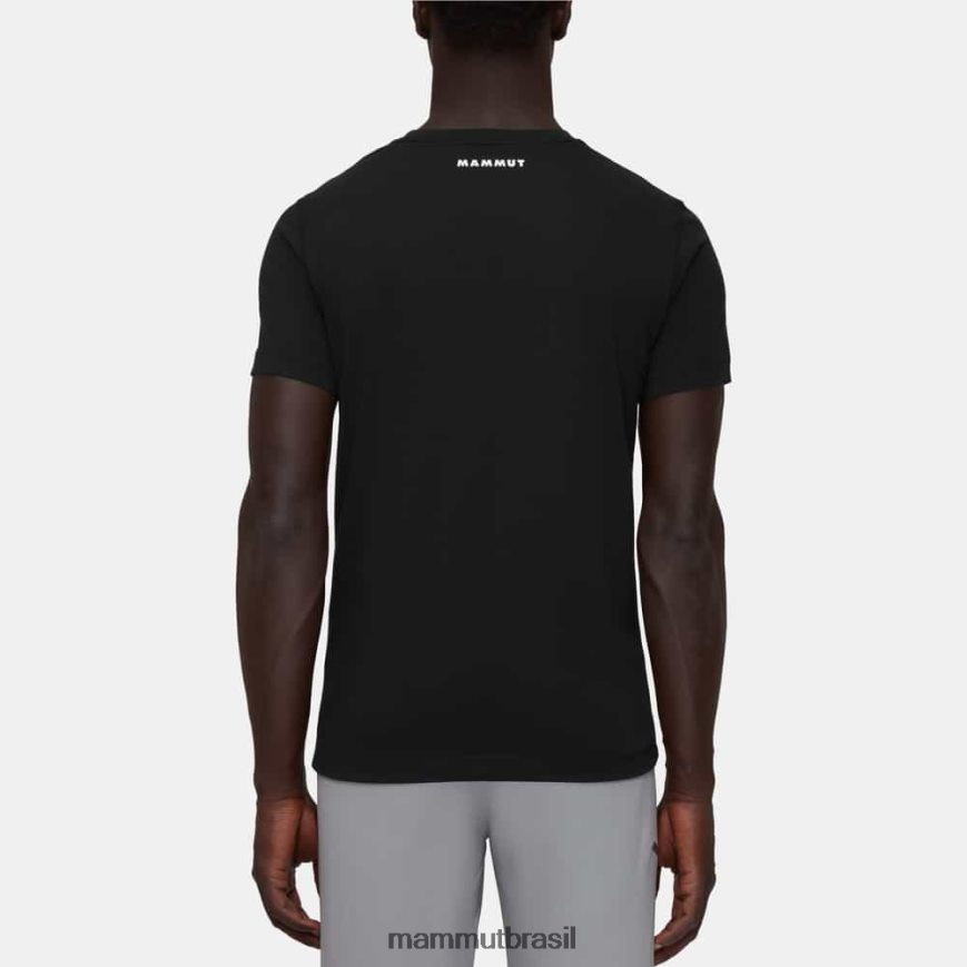 pico de camiseta core homens TZF08F252 Mammut roupas preto