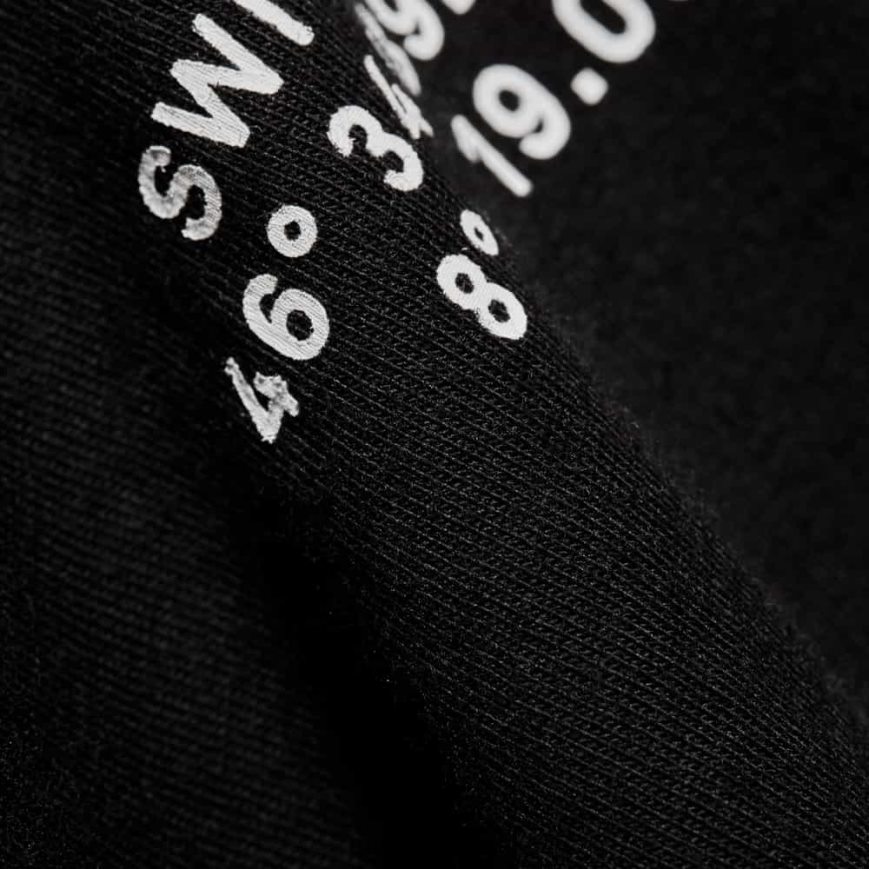 pico de camiseta core homens TZF08F252 Mammut roupas preto