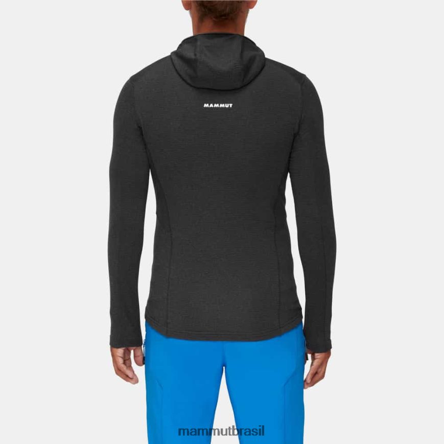 Jaqueta com capuz aenergy light ml homens TZF08F1 Mammut roupas fantasma negro