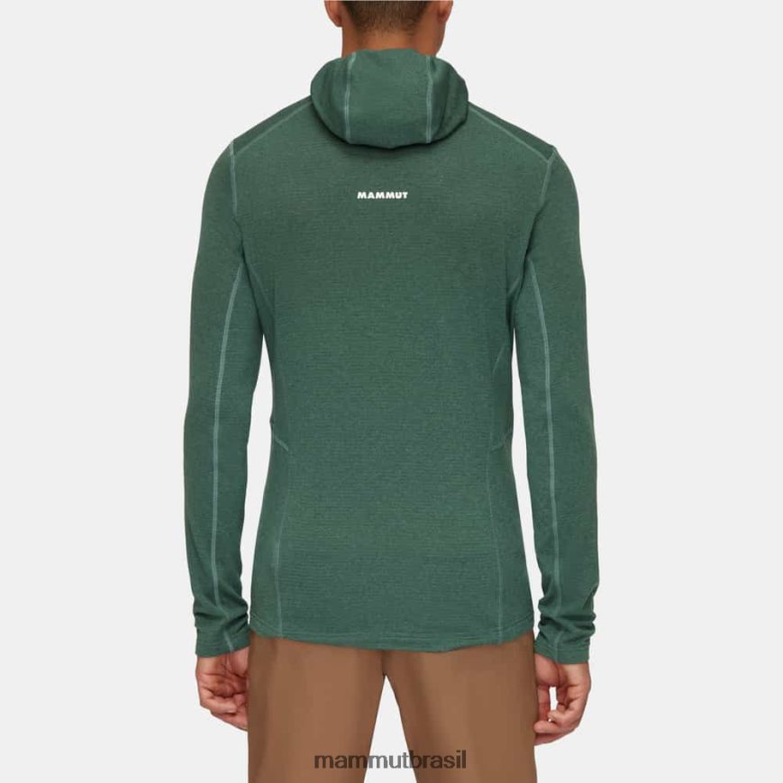 Jaqueta com capuz aenergy light ml homens TZF08F628 Mammut roupas jade escuro