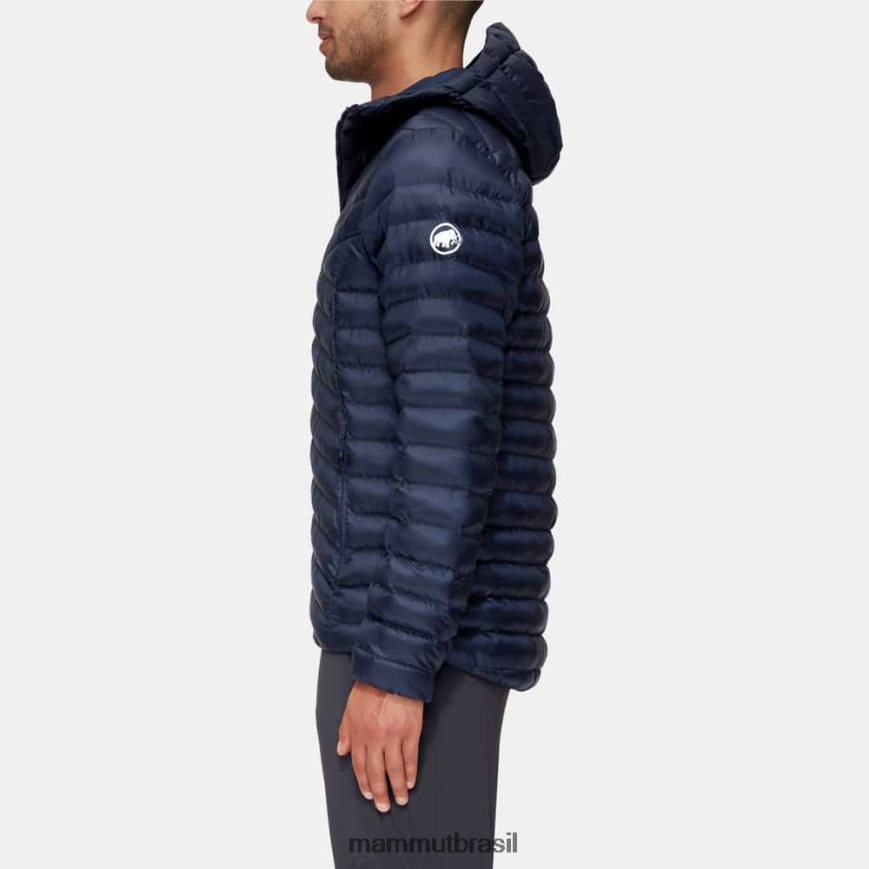 albula em jaqueta com capuz homens TZF08F732 Mammut roupas marinho
