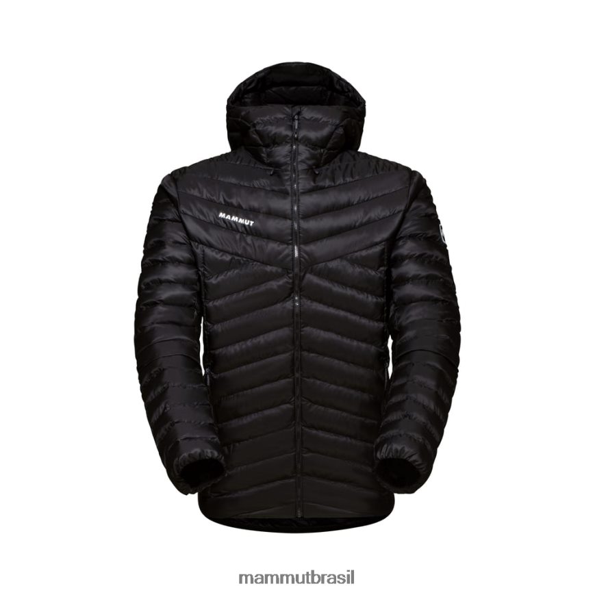 albula em jaqueta com capuz homens TZF08F733 Mammut roupas preto
