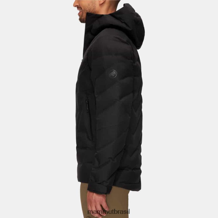 fotics hs jaqueta térmica com capuz homens TZF08F706 Mammut roupas preto