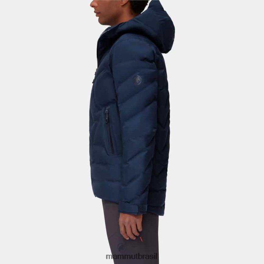 fotics hs jaqueta térmica com capuz homens TZF08F707 Mammut roupas marinho