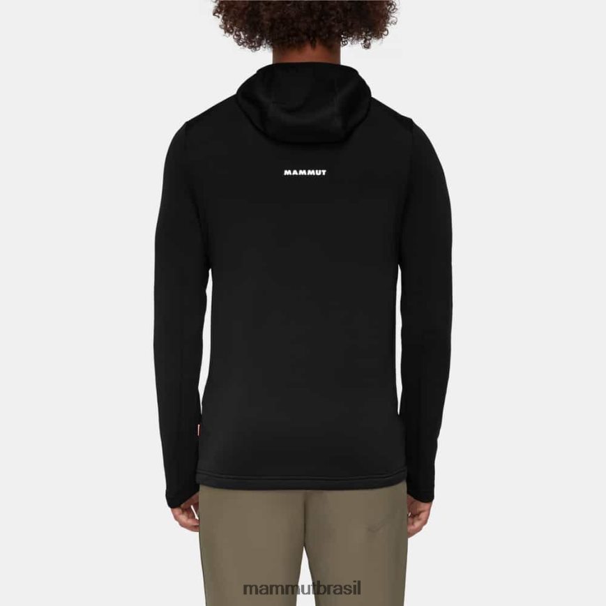 jaqueta com capuz aconcagua light ml homens TZF08F197 Mammut roupas preto