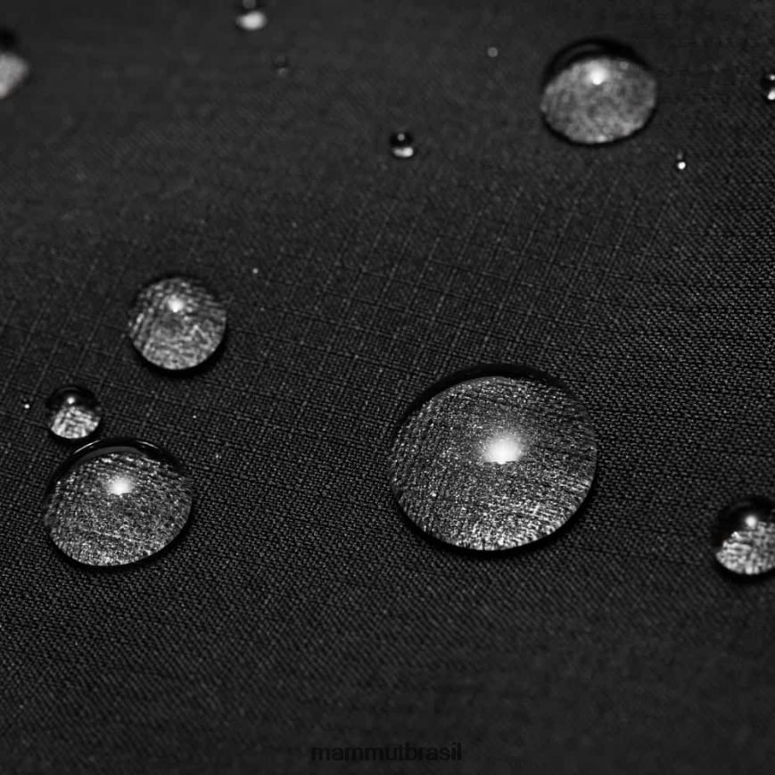 jaqueta com capuz alto hs homens TZF08F10 Mammut roupas preto