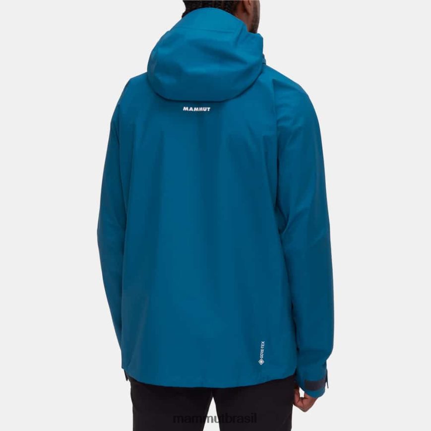 jaqueta com capuz crater iv hs homens TZF08F661 Mammut roupas gelo profundo