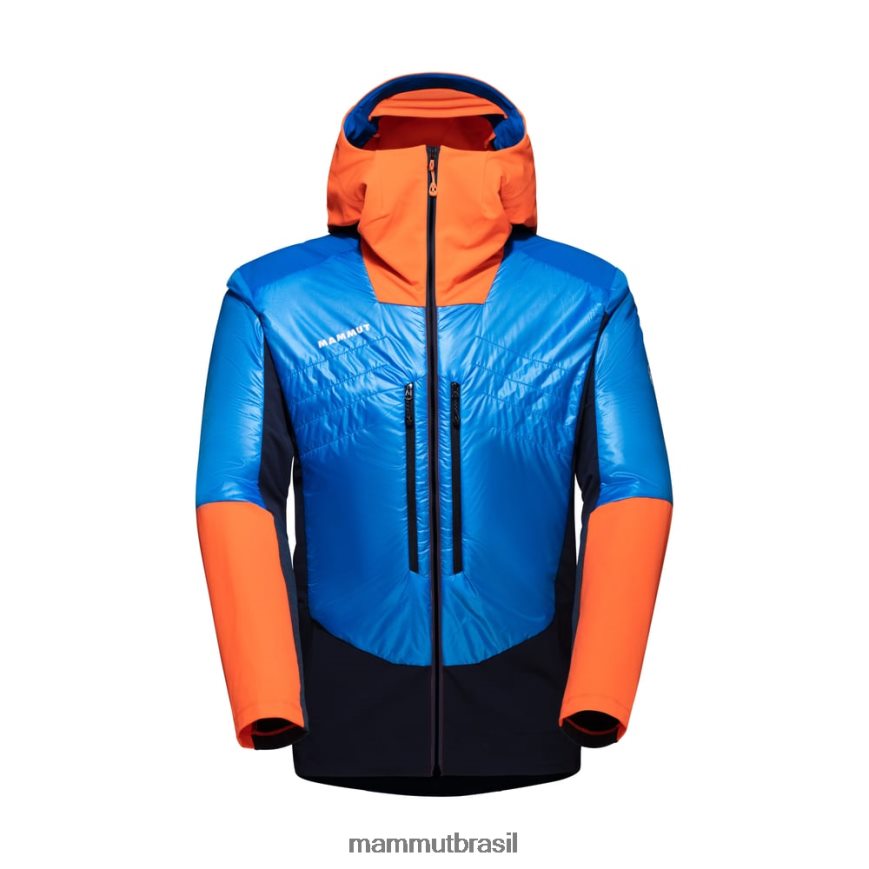 jaqueta com capuz eisfeld so hybrid homens TZF08F28 Mammut roupas noite-azul