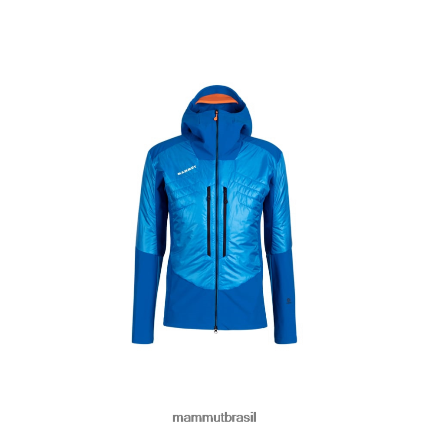 jaqueta com capuz eisfeld so hybrid homens TZF08F685 Mammut roupas azurit