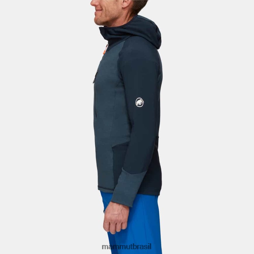 jaqueta com capuz eiswand advanced ml homens TZF08F180 Mammut roupas noite