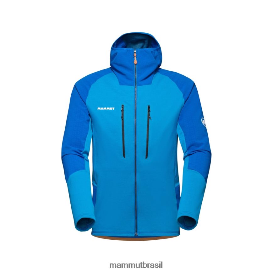 jaqueta com capuz eiswand advanced ml homens TZF08F968 Mammut roupas tarn-azurit