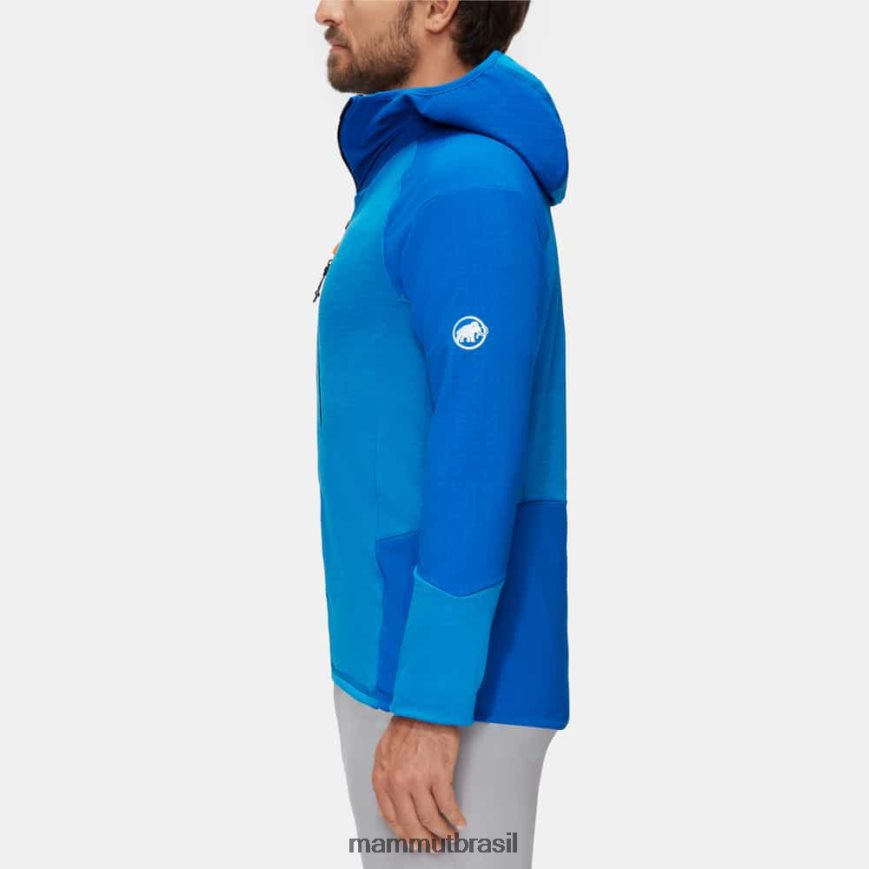 jaqueta com capuz eiswand advanced ml homens TZF08F968 Mammut roupas tarn-azurit