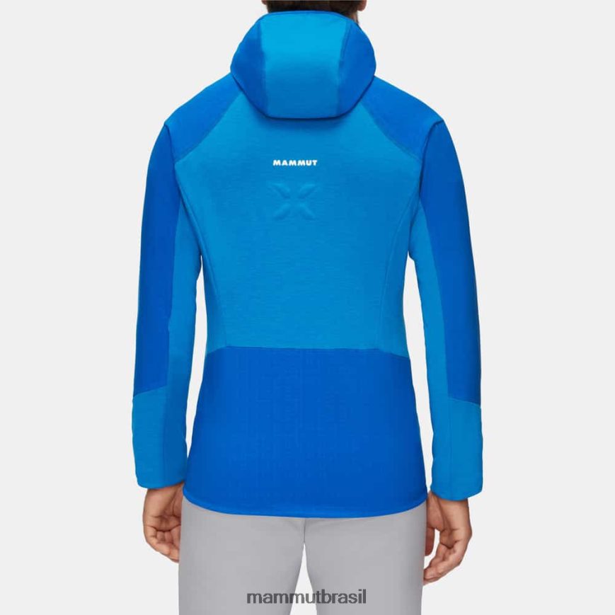 jaqueta com capuz eiswand advanced ml homens TZF08F968 Mammut roupas tarn-azurit