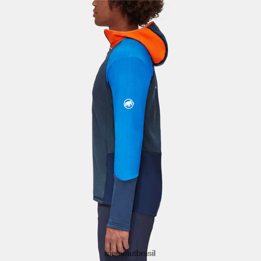 jaqueta com capuz eiswand advanced ml homens TZF08F969 Mammut roupas noite-azurit