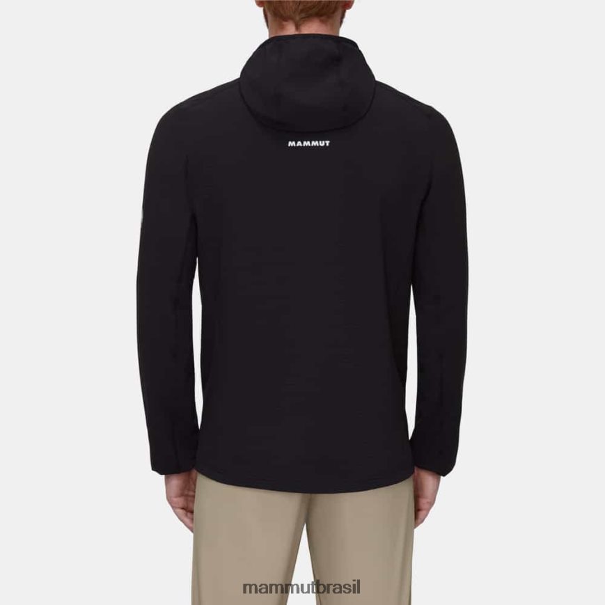 jaqueta com capuz madris light ml homens TZF08F645 Mammut roupas preto