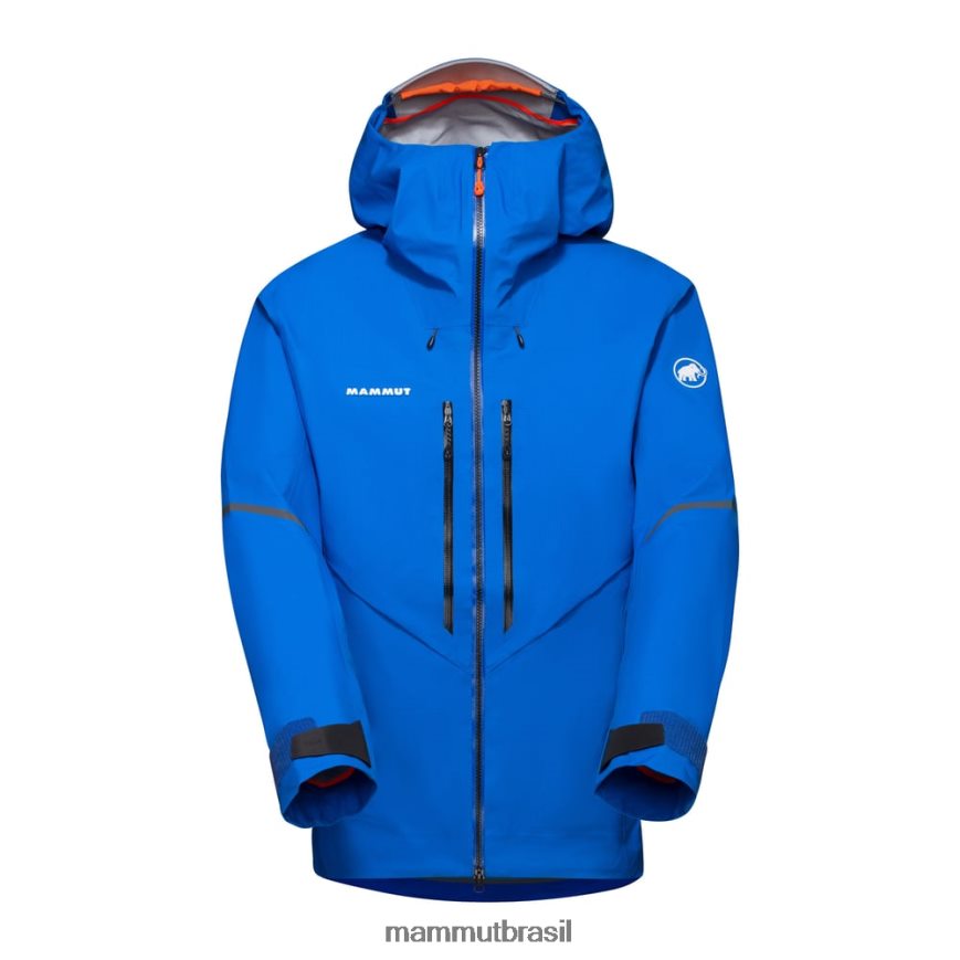 jaqueta com capuz nordwand advanced hs homens TZF08F703 Mammut roupas azurit