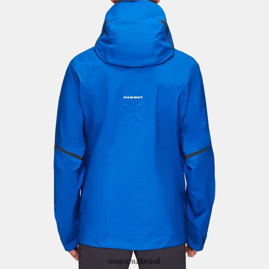 jaqueta com capuz nordwand advanced hs homens TZF08F703 Mammut roupas azurit