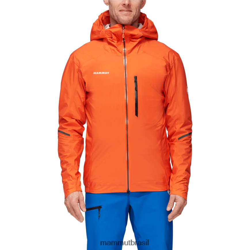 jaqueta com capuz nordwand light hs homens TZF08F27 Mammut roupas arumita