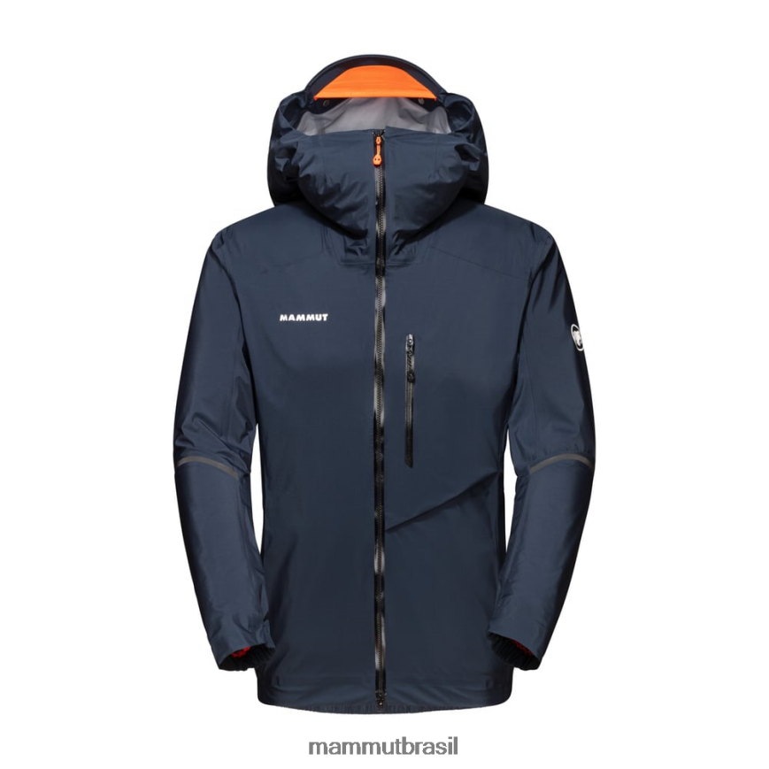jaqueta com capuz nordwand light hs homens TZF08F682 Mammut roupas noite