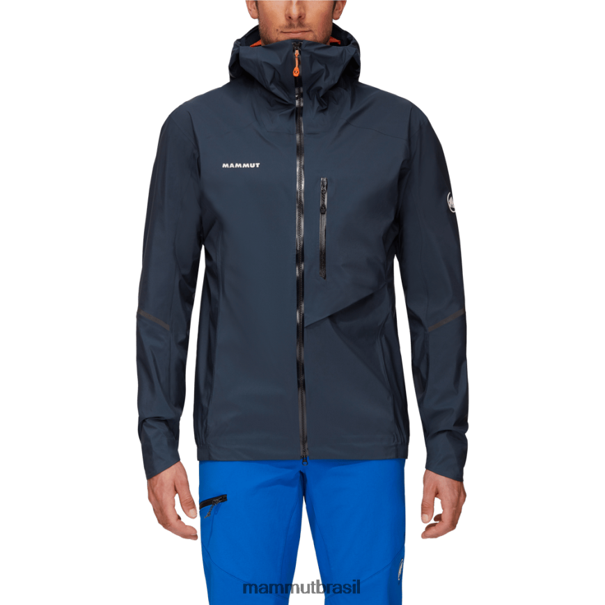 jaqueta com capuz nordwand light hs homens TZF08F682 Mammut roupas noite