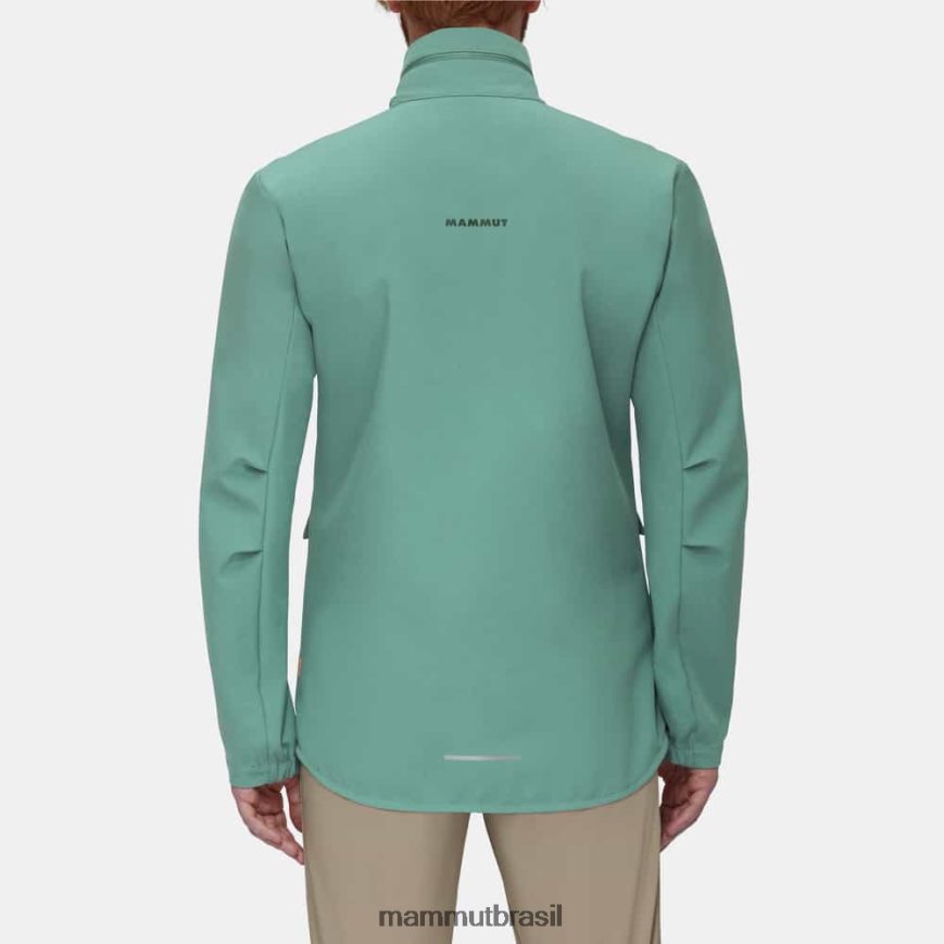 jaqueta com capuz seon so homens TZF08F777 Mammut roupas jade escuro