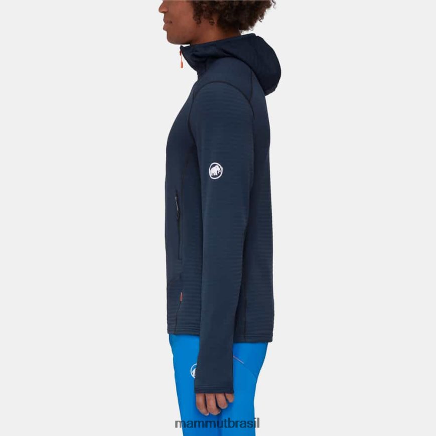 jaqueta com capuz taiss light ml homens TZF08F4 Mammut roupas marinho