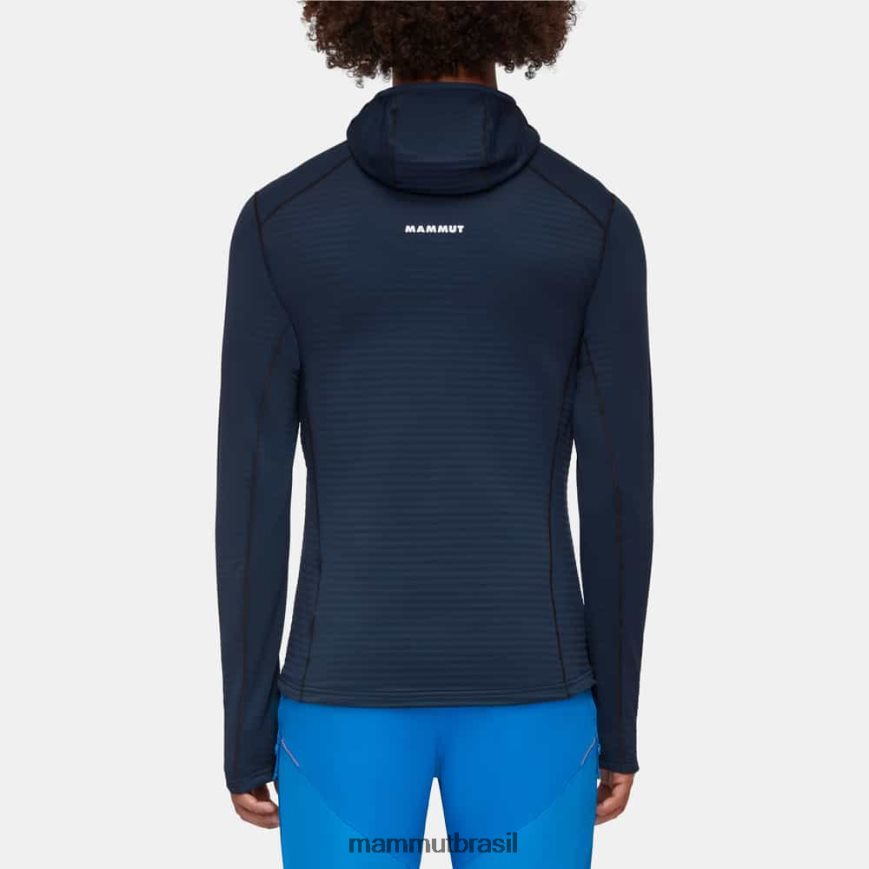 jaqueta com capuz taiss light ml homens TZF08F4 Mammut roupas marinho