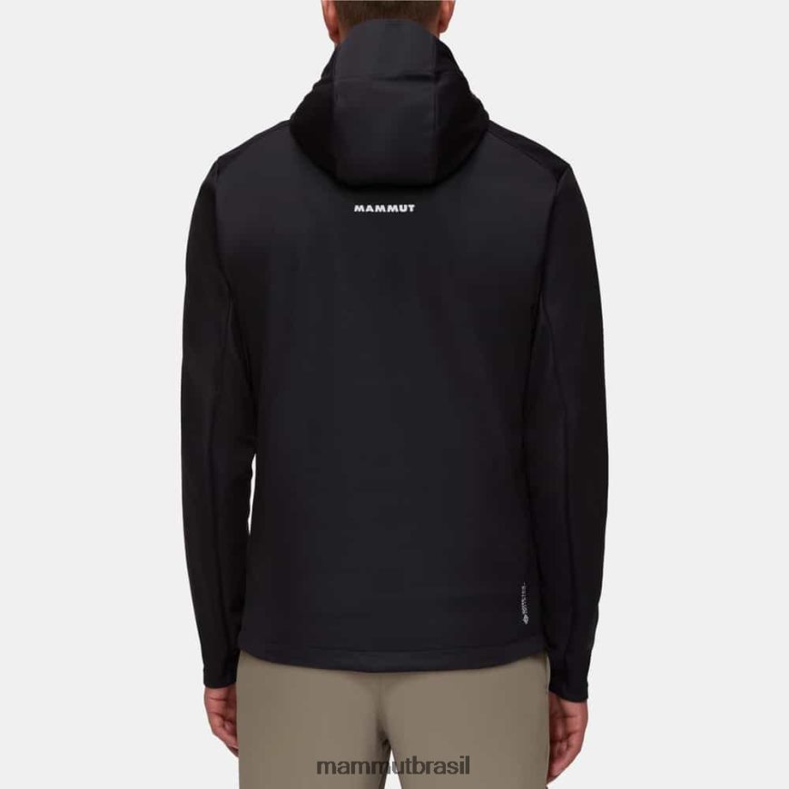 jaqueta com capuz ultimate vii so homens TZF08F740 Mammut roupas preto