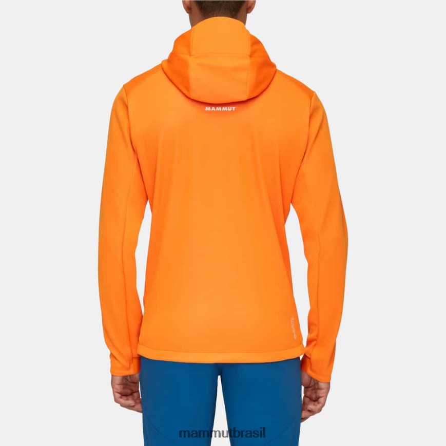 jaqueta com capuz ultimate vii so homens TZF08F742 Mammut roupas tangerina escura